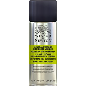Winsor & Newton Artists Oil Additive 400Ml Spray All Purpose High Gloss Varnish