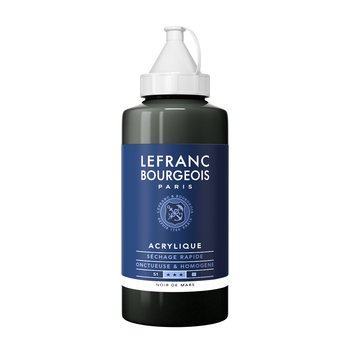 Lefranc & Bourgeois Fine Acrylic Colour 750Ml Btl Mars Black