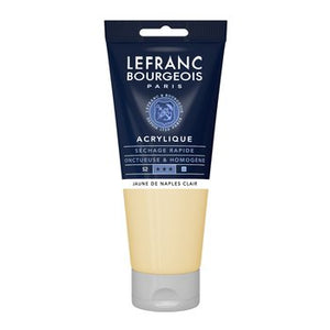 Lefranc & Bourgeois Fine Acrylic Colour 200Ml Tbe Naples Yellow Light