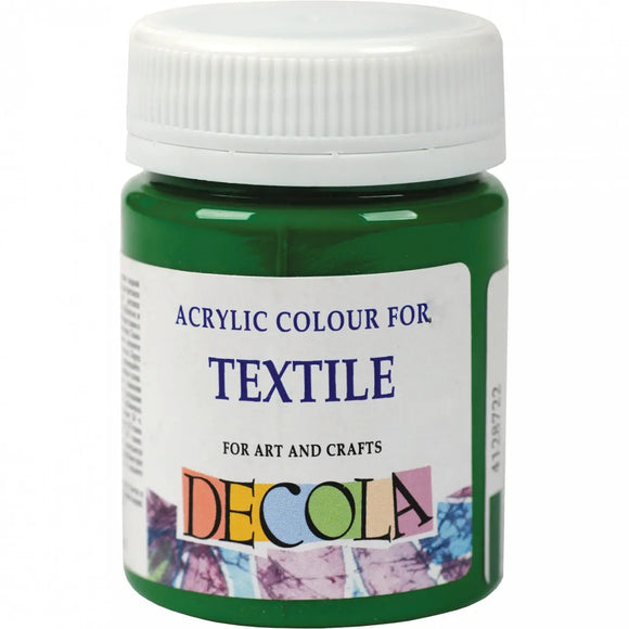 Nevskaya Palitra Green Medium Acrylic Colours For Textile Decola In Plastic Jars 50 Ml