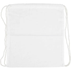 Drawstring Bag, White, Size 37X41 Cm, 130 G, 1 Pc