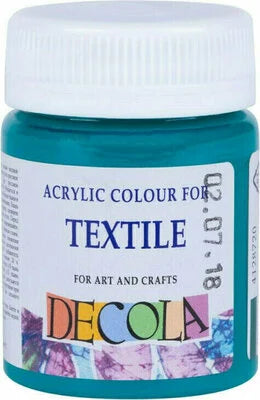 Nevskaya Palitra Emerald Green Acrylic Colours For Textile Decola In Plastic Jars 50 Ml