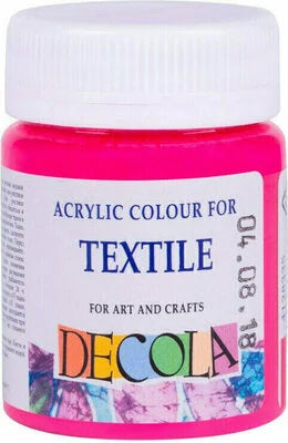 Nevskaya Palitra Rose Light Acrylic Colours For Textile Decola In Plastic Jars 50 Ml