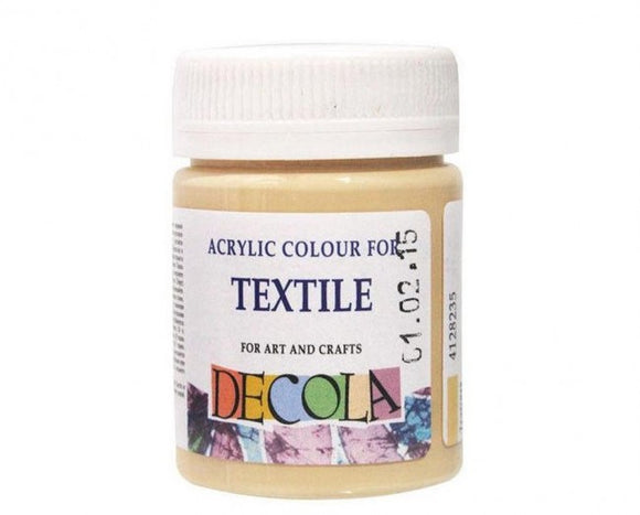 Nevskaya Palitra Ochre Light Acrylic Colours For Textile Decola In Plastic Jars 50 Ml