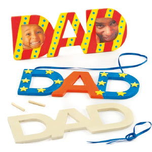 Dad Wooden Decorations (Pack Of 4)