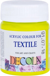 Nevskaya Palitra Lime Acrylic Colours For Textile Decola In Plastic Jars 50 Ml