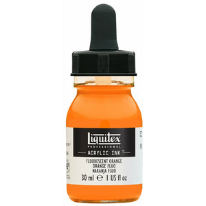 Liquitex Acrylic Ink 30Ml Fluorescent Orange