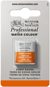Winsor & Newton Professional Watercolor Half Pan Burnt Sienna