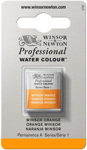 Winsor & Newton Professional Water Color Half Pan Winsor Orange Hue