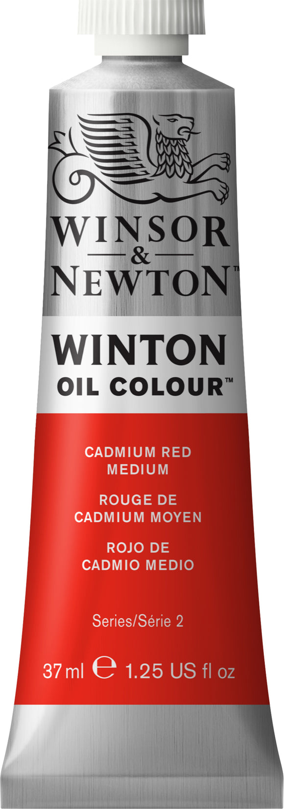 Winsor & Newton Winton Oil Colour Cadmium Red Medium 37Ml