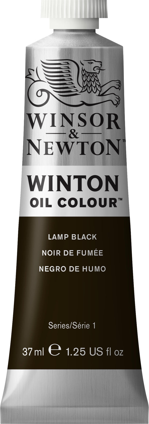 Winsor & Newton Winton Oil Color Lamp Black 37Ml