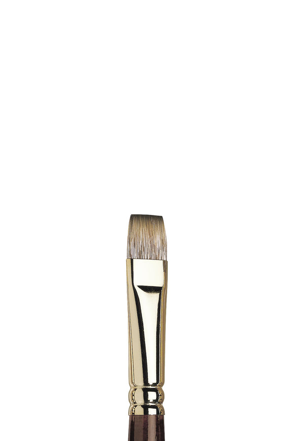 Winsor & Newton Monarch Brush Short Flat/Bright [Long Handle] Size 12