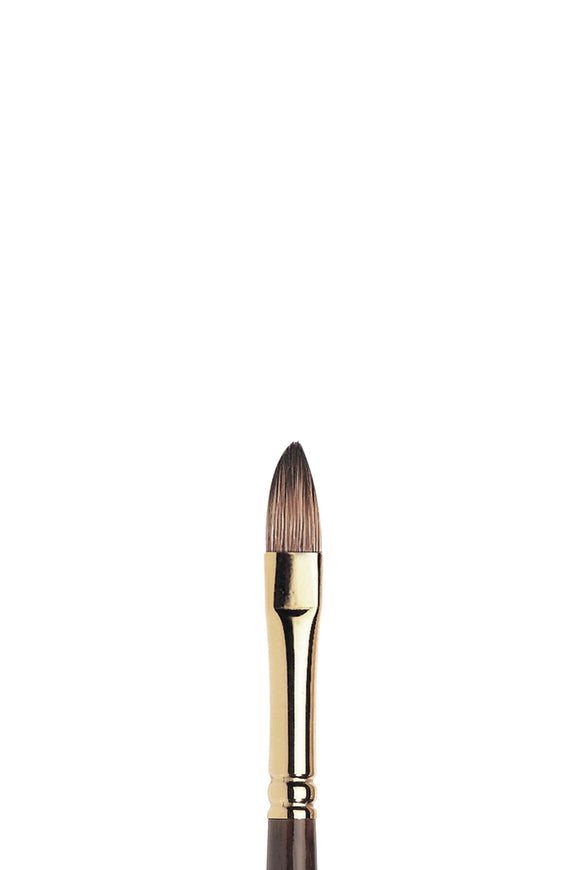 Winsor & Newton Monarch Brush Short Filbert [Long Handle] Size 8