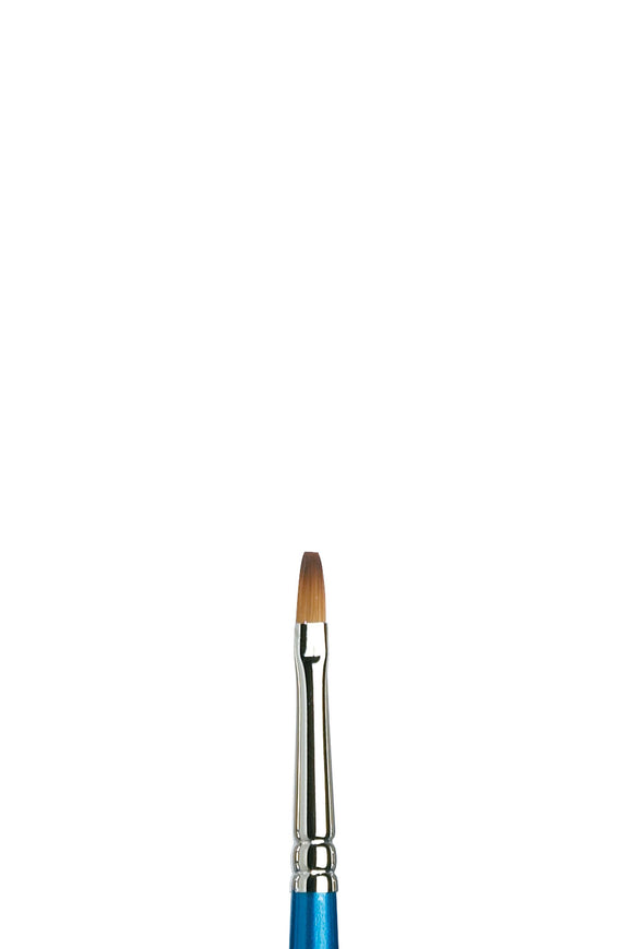 Winsor & Newton Cotman Brush Series 555 Short Flat/Bright [Long Handle] No 5