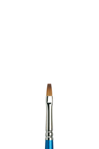 Winsor & Newton Cotman Brush Series 555 Short Flat/Bright [Long Handle] No 6