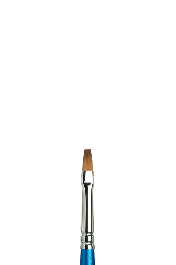 Winsor & Newton Cotman Brush Series 555 Short Flat/Bright [Long Handle] No 6