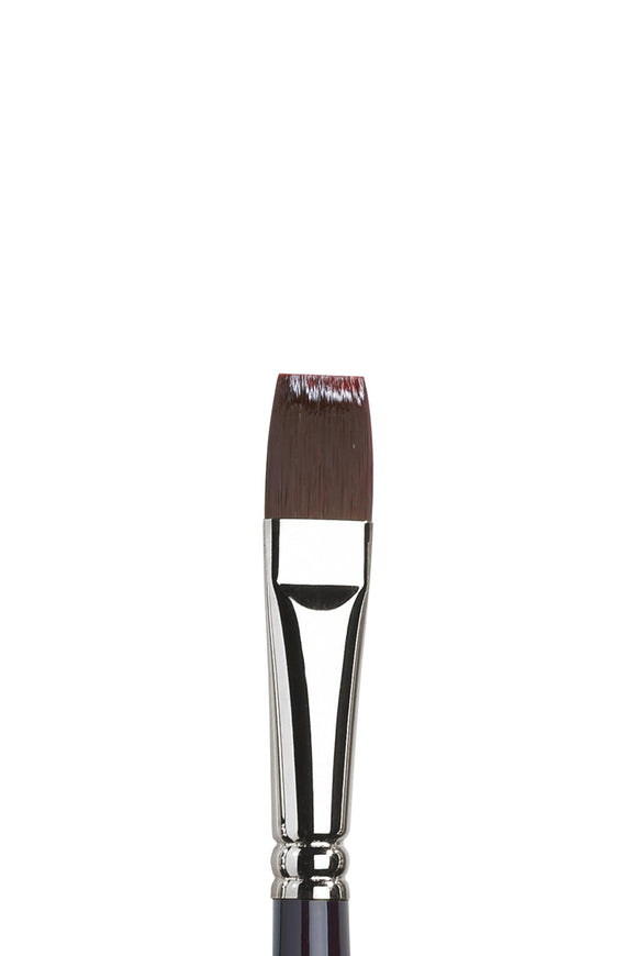 Winsor & Newton Galeria Brush Short Flat/Bright [Long Handle] Size 14