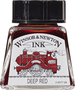 Winsor & Newton Drawing Ink Deep Red 14Ml