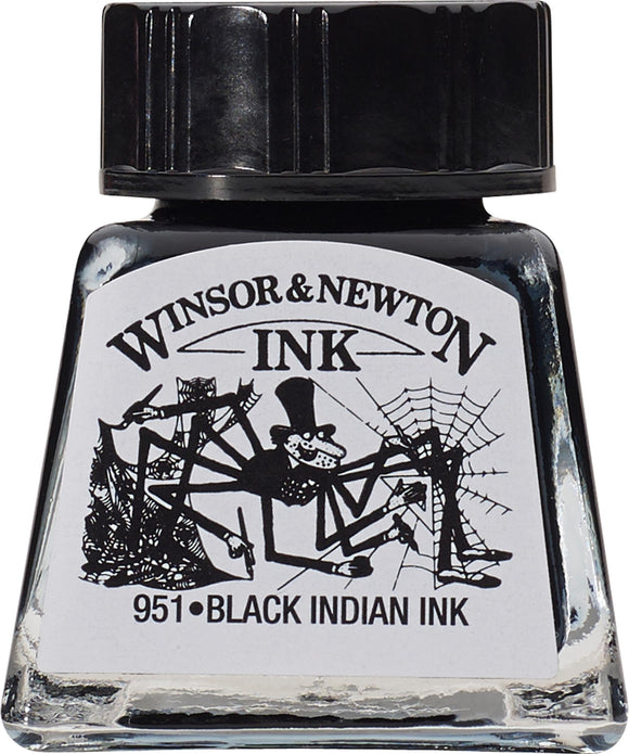 Winsor & Newton Drawing Ink Black Indian 14Ml