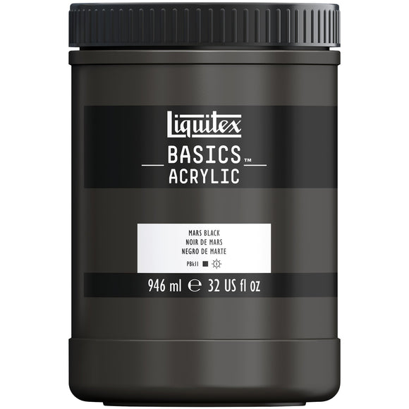 Liquitex Basics Acrylic Mars Black 946Ml