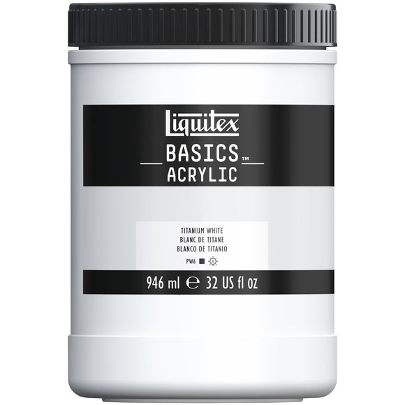 Liquitex Basics Acrylic Titanium White 946Ml