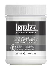 Liquitex Acrylic Medium Gel Texture White Opaque Flakes 237Ml