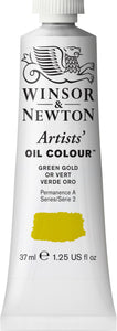 Winsor & Newton Artists Oil Color Green Gold 37Ml