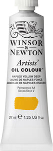 Winsor & Newton Artists Oil Color Naples Yellow Deep 37Ml