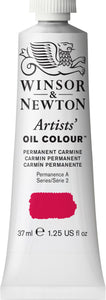 Winsor & Newton Artists Oil Color Permanent Carmine 37Ml