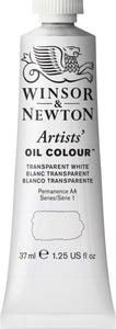 Winsor & Newton Artists Oil Color Transparent Whte 37Ml