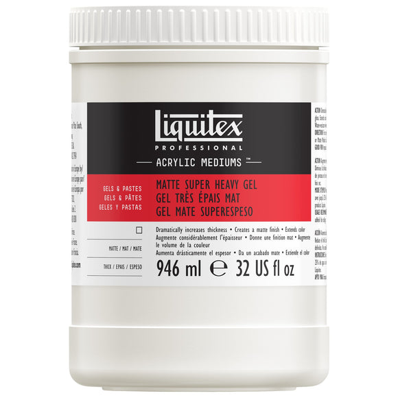 Liquitex Acrylic Mediums 946Ml Matte Super Heavy Gel