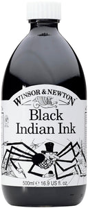 Winsor & Newton Black Indian Ink 500Ml