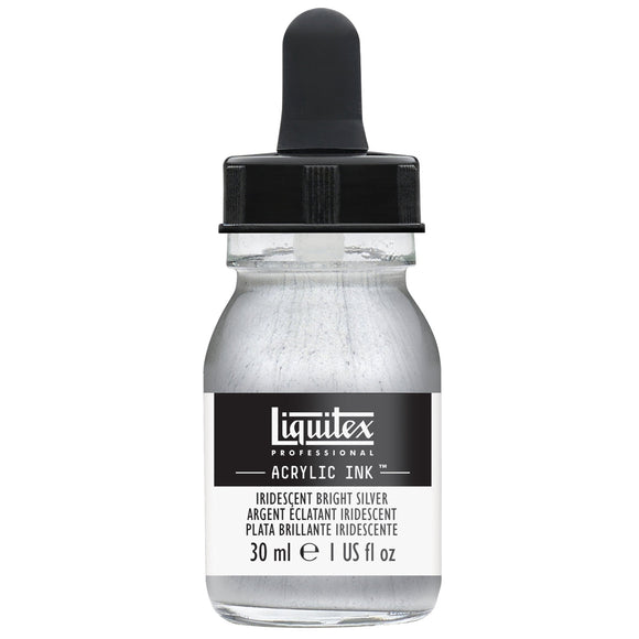 Liquitex Acrylic Ink Iridescent Bright Slvr 30Ml