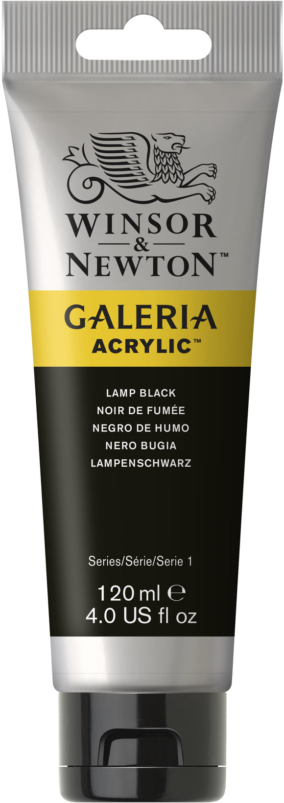 Winsor & Newton Galeria Acrylic Lamp Black 120Ml