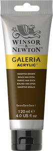 Winsor & Newton Galeria Acrylic Vandyke Brown 120Ml