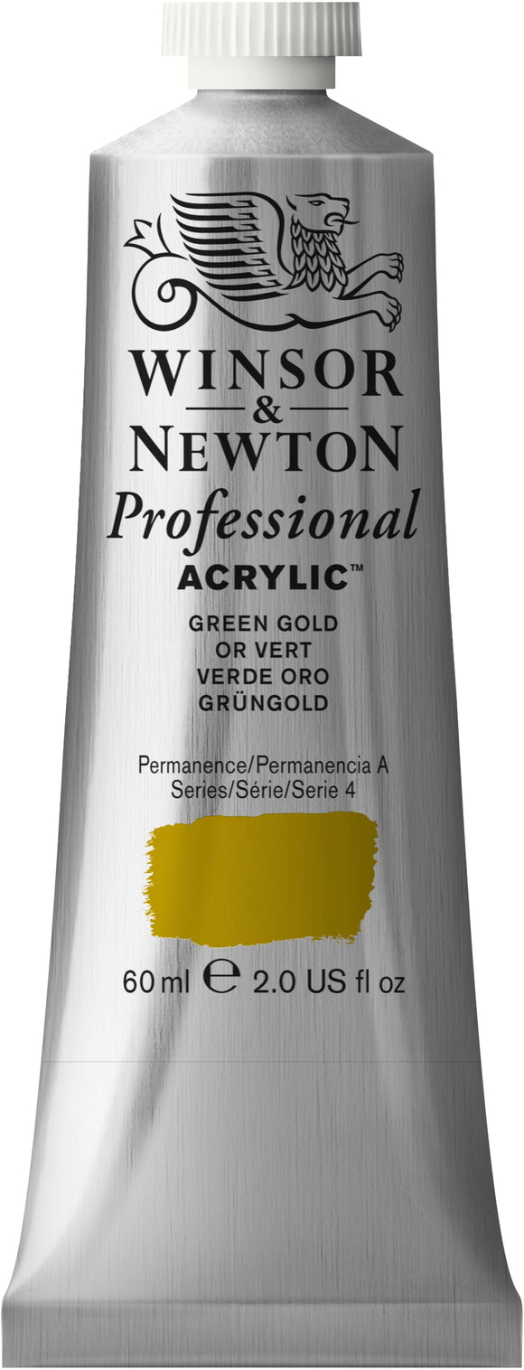 Winsor & Newton Artist Acrylic Colour Green Gold 60Ml