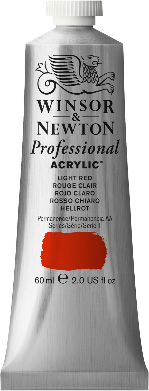 Winsor & Newton Artist Acrylic Colour Light Red 60Ml
