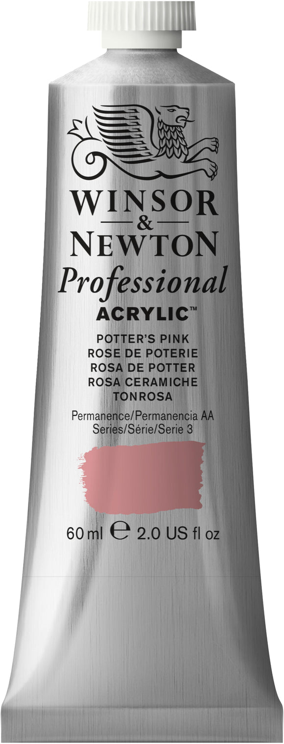 Winsor & Newton Artist Acrylic Colour Potters Pink 60Ml