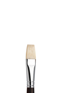 Winsor & Newton Azanta Black Brush Short Flat/Bright [Long Handle] No 10