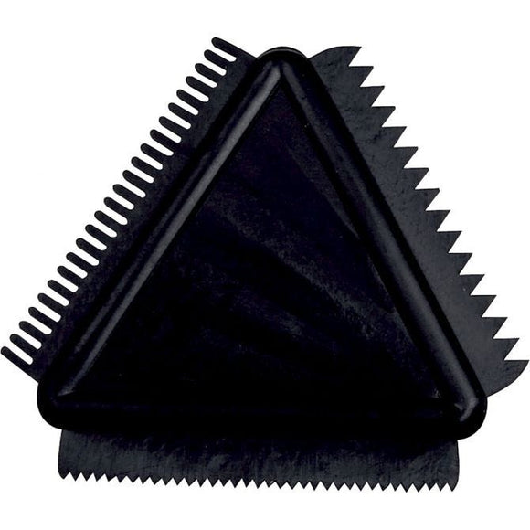 Rubber Texture Comb, Size 9 Cm, 1Pc