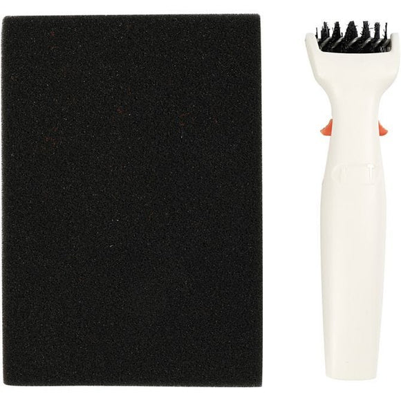 Die Brush & Foam Pad, Size 4X15.5 Cm, 1Pc