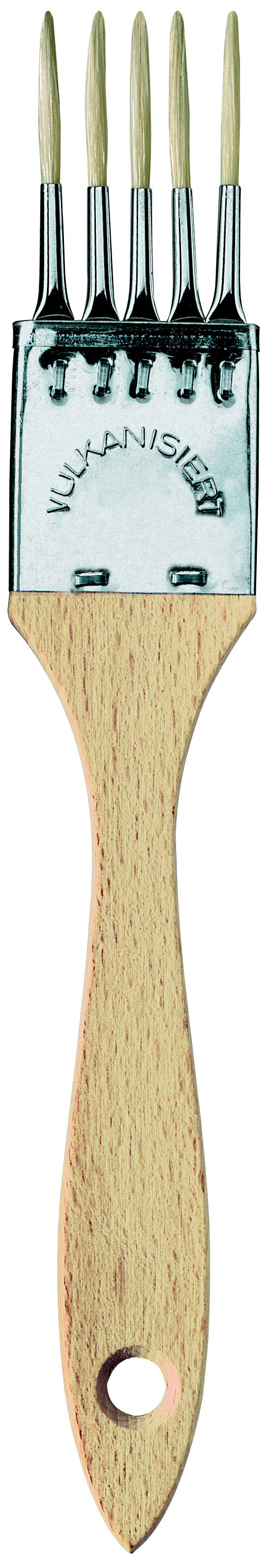 Zahn Comb Brush, Hog Bristle Bleached No-75