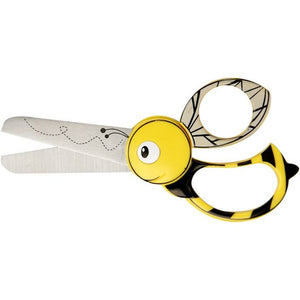 Kids Animal Scissors, L: 13 Cm, Bee, 1Pc