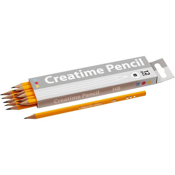 School Pencils, L: 17.5 Cm, Single Pcs 2 Mm L , Hb Grade
