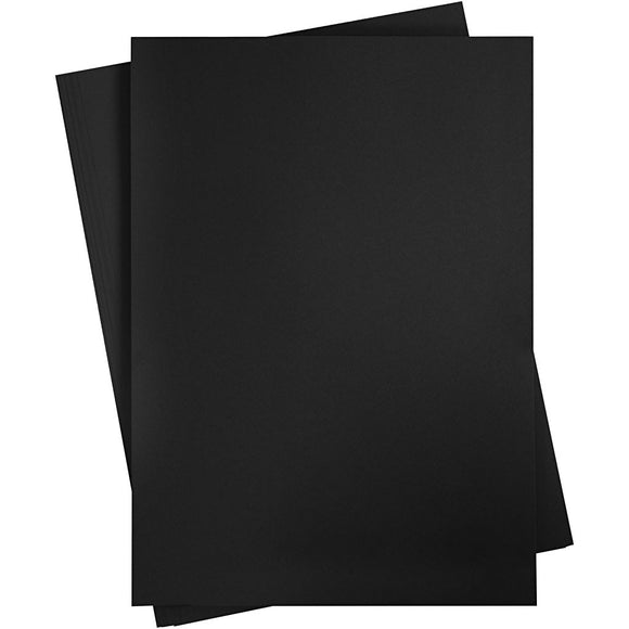 Card Sheets 460X640 Mm, 210-220 Gram, Coal Black