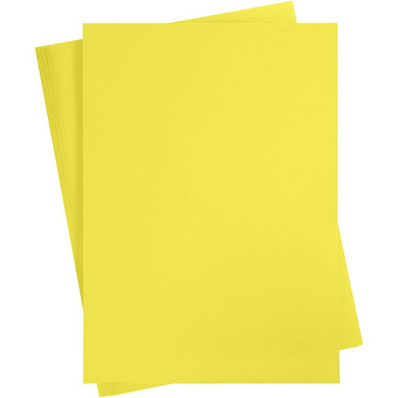 Card, Sheet 497X697 Mm,  270-300 G, Sun Yellow, 10