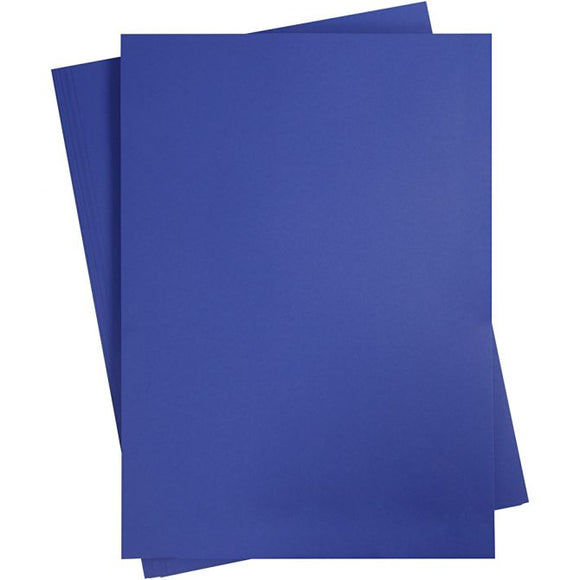Card, Sheet 497X697 Mm,  270-300 G, Royal Blue, 10