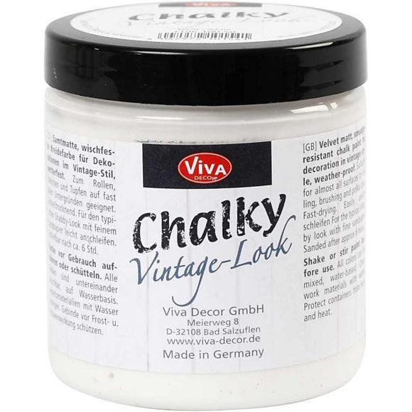Chalky Vintage Look, 250Ml , White