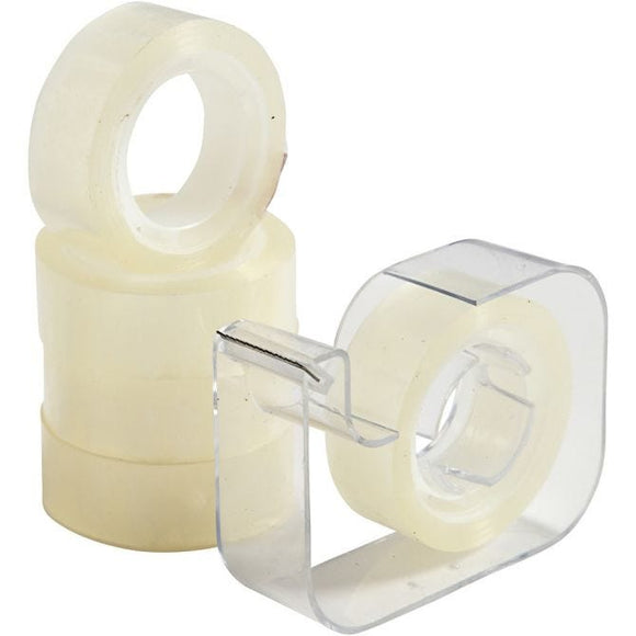 Dispenser With Tape, W: 15 Mm, 1Set