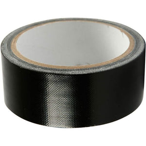 Duct Tape, W: 38 Mm, Black, 25